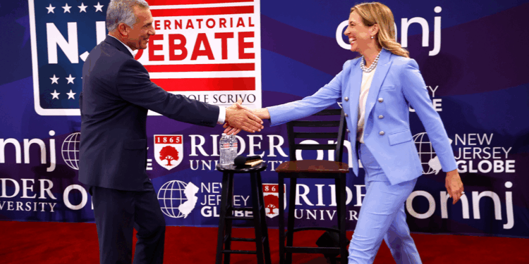 Ciattarelli slams Sherrill over Charlie Kirk comments in NJ debate