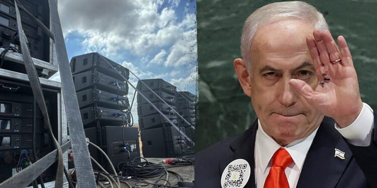 Netanyahu broadcasts UNGA speech into Gaza via military loudspeakers