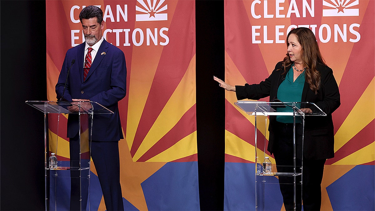 Congressional District 7 special election candidates Republican Daniel Butierez, left, and Democrat Adelita Grijalva