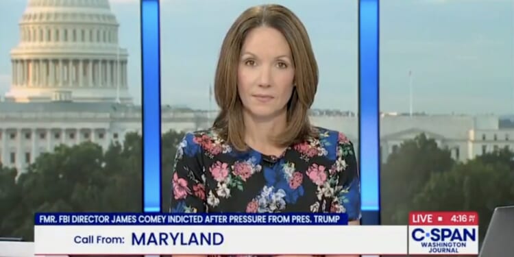 C-SPAN Host Greta Brawner FACT-CHECKS Democrat Caller Who Insists James Comey “Did Everything by the Book” After Indictment of Disgraced FBI Director | The Gateway Pundit