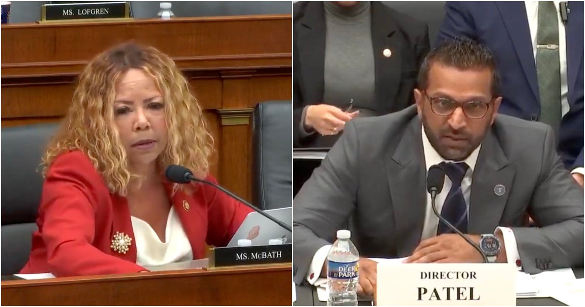 FBI Director Kash Patel DESTROYS Democrat Hack Claiming America Is “Less Safe” — Drops Brutal Receipts: “Don’t You DARE Disparage the Men and Women of the FBI Who Are Producing Record Results” | The Gateway Pundit