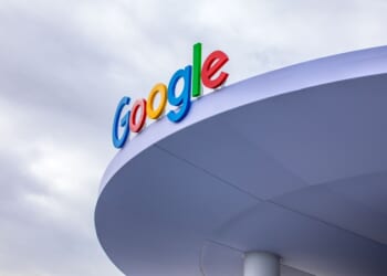 Google booth during CES at Convention Center.