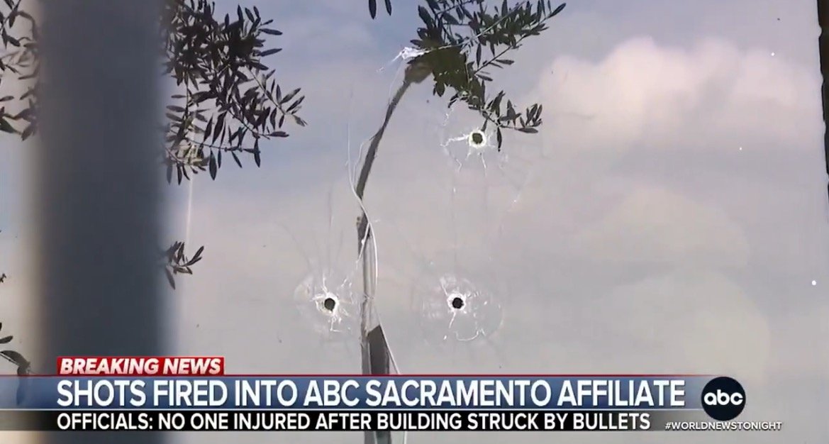 Gunshots Fired Into ABC Affiliate Station in Sacramento, California | The Gateway Pundit