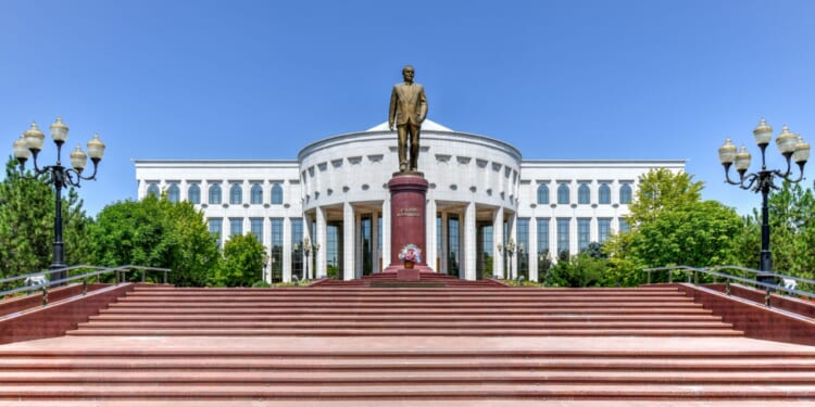 Presidential palace in Tashkent, Uzbekistan.