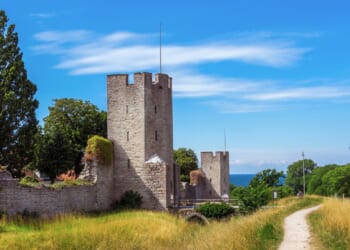 A castle on Sweden's Gotland Island.