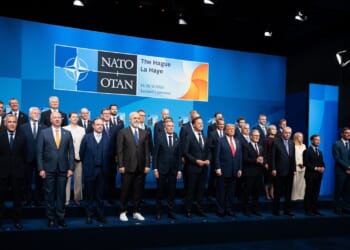 NATO leaders gathered for a family photo.