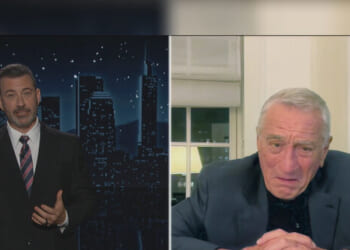Robert De Niro Celebrates Kimmel Return with Expletive-Laden Video Bit