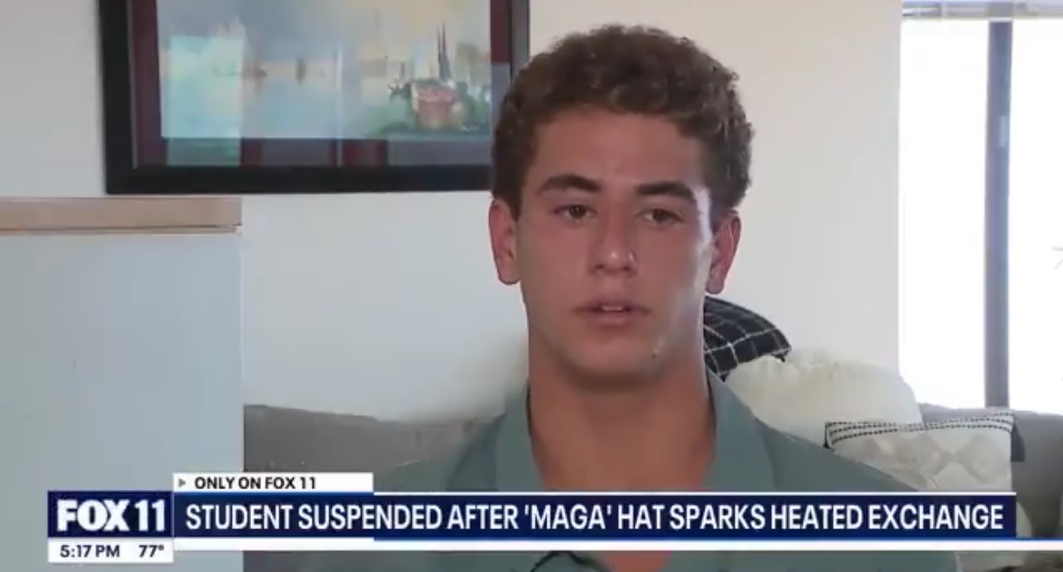 Teacher LIES About High School Student Who Was Suspended After Being Assaulted For Wearing MAGA Hat in Honor of Charlie Kirk | The Gateway Pundit