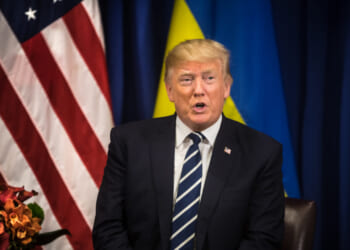 Meeting of the President of the United States Donald Trump with the President of Ukraine Petro Poroshenko in New York