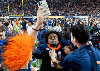 Virginia Football Fans Flood the Field After Upsetting Highly Ranked Florida State in Double Overtime