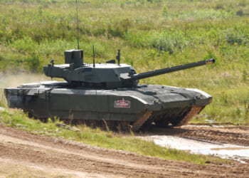 A Russian T-14 Armata tank.