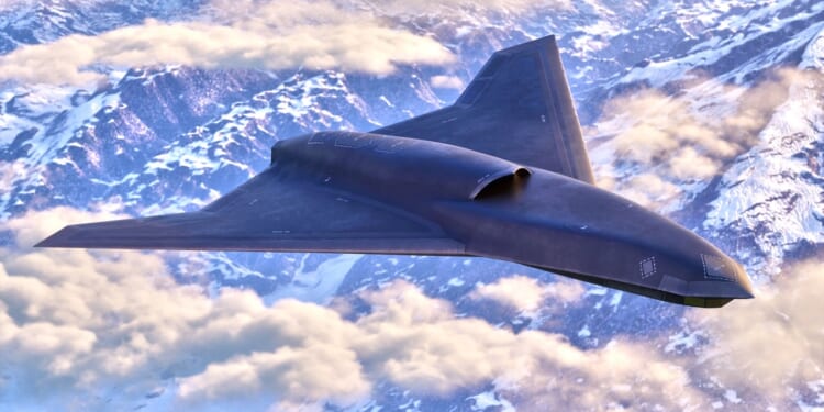An artist's rendering of the Lockheed Martin Vectis drone.