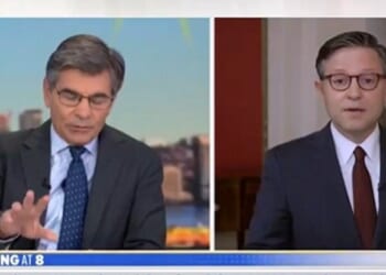Speaker Mike Johnson OWNS George Stephanopoulos in Debate Over Democrats Supporting Healthcare for Illegals (VIDEO) | The Gateway Pundit