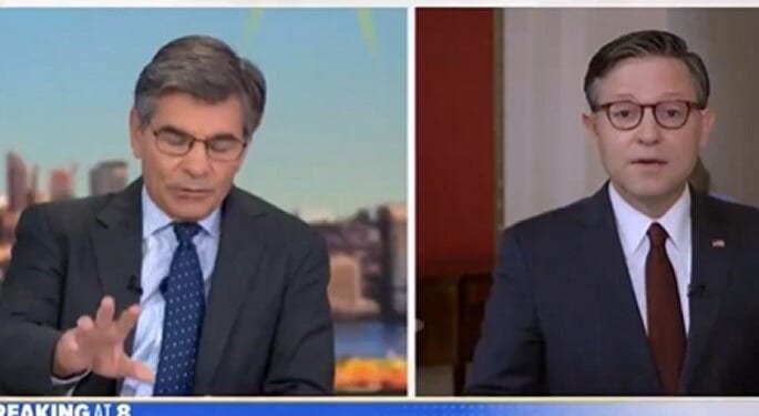 Speaker Mike Johnson OWNS George Stephanopoulos in Debate Over Democrats Supporting Healthcare for Illegals (VIDEO) | The Gateway Pundit