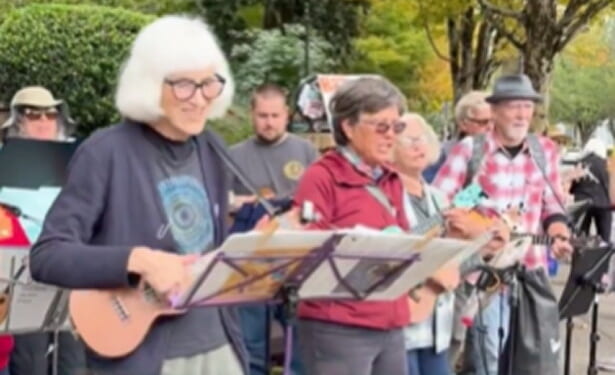 Aging Hippies in Portland Perform CRINGE-TASTIC Musical Protest - Get Absolutely Dragged on Twitter/X | The Gateway Pundit