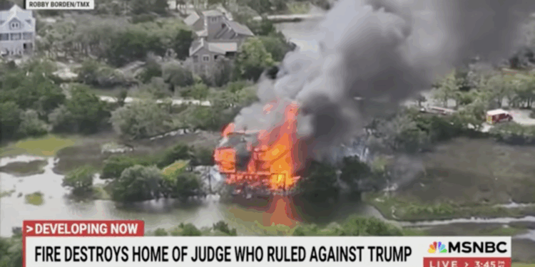 WATCH: MSNBC’s Nicolle Wallace Suggests Trump Supporter Set South Carolina Judge’s House Ablaze—After Authorities Found ‘No Evidence’ of Arson