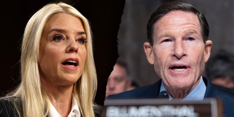 Pam Bondi clashes with Sen. Blumenthal over military service claims