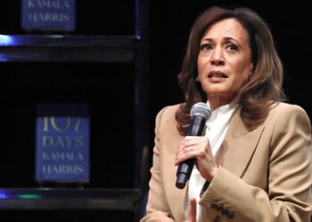 Kamala Harris calls Trump administration 'crazy' with profanity at LA event