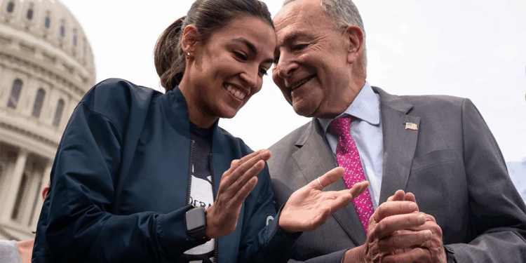Republicans blame Schumer for shutting down government over AOC primary fears