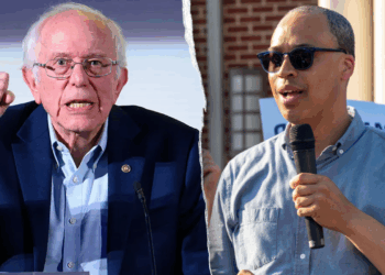 Sanders silent on whether candidate should be disqualified over violent messages