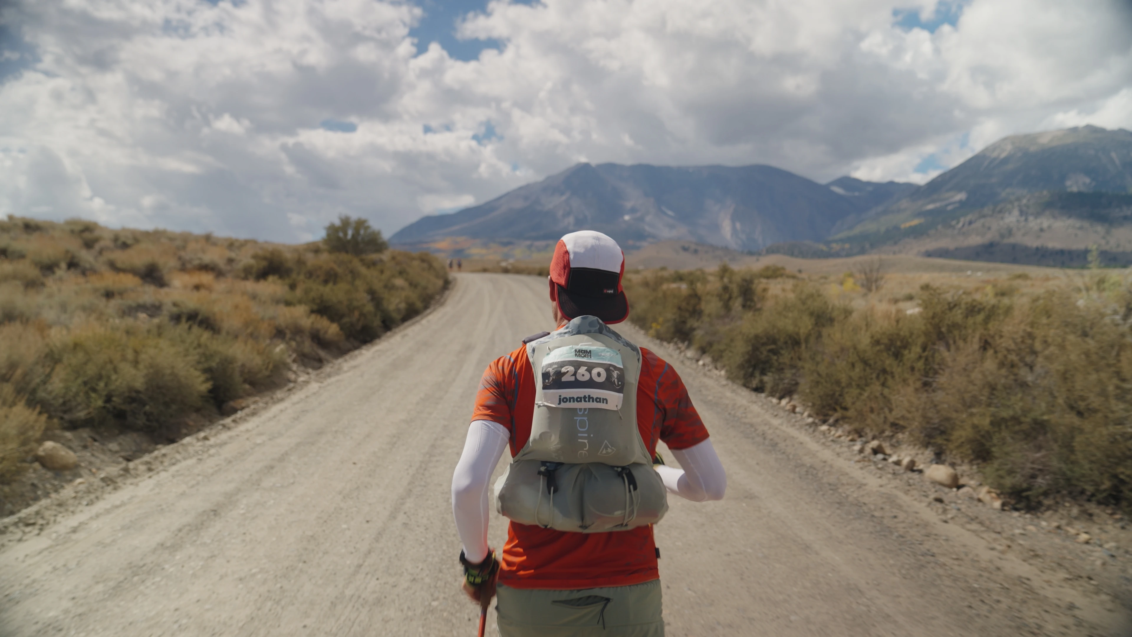 Jonathan Kuplack takes part in "The Mammoth," a 214-mile race through the Eastern Sierras in California, with the hope to inspire other men across the country. Credit: Jacob Schmiedicke