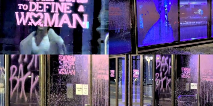 PROTECT WOMEN: Out-of-Control Trans Activists Vandalize Europe’s Largest Feminist Conference Happening in the UK | The Gateway Pundit