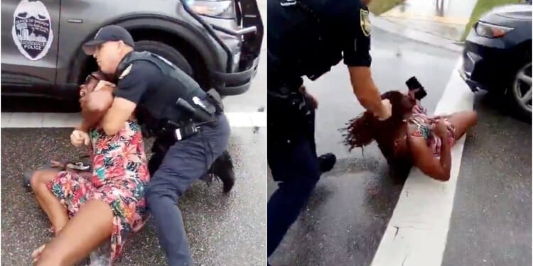 Habitual Traffic Offender Goes Berserk on Cop Outside Charter School, Bites Officer — Bystanders Also Arrested Under Florida’s New ‘Halo Law’ | The Gateway Pundit