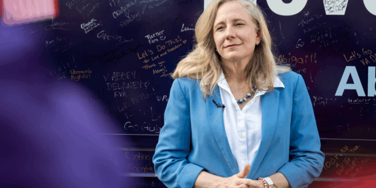 Spanberger quiet on twin controversies as Virginia voters head to polls
