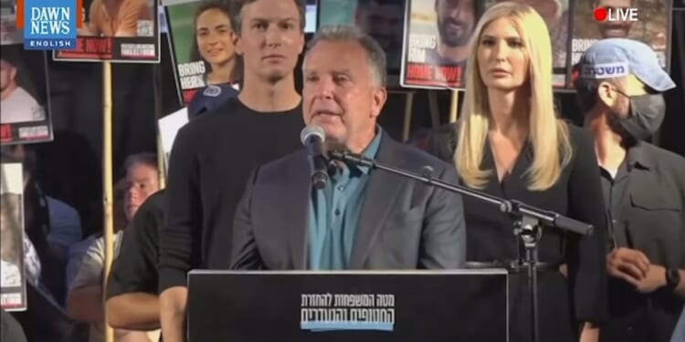 WATCH: Trump's Name Receives MASSIVE Cheers and Applause During Witkoff Speech in Tel Aviv, Israel After Negotiating Historic Peace Deal - Netanyahu Gets Booed | The Gateway Pundit