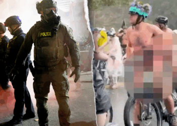 Feds clap back at 'unsightly' nudist protest outside blue city ICE facility