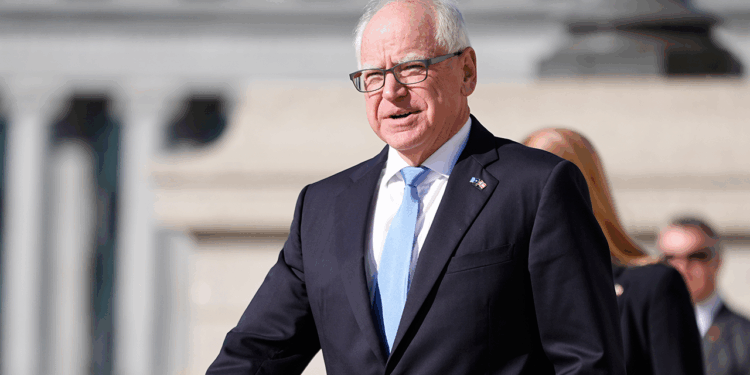 Walz slams Trump tariffs as White House defends trade war policies