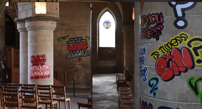 Canterbury’s graffiti and the lost senses of holiness and beauty – Catholic World Report