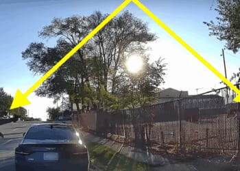 Deadly shoot-out between off-duty cop and male who pistol-whipped him caught on police dashcam video