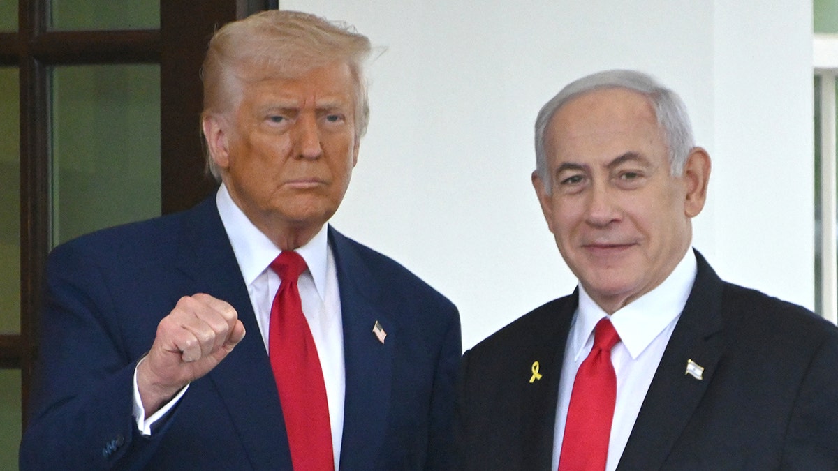 President Donald Trump and Israeli Prime Minister Benjamin Netanyahu at the White House.