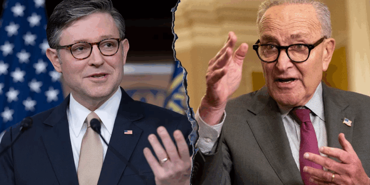 Johnson blasts Democrat 'Marxists' as they vote down GOP shutdown bill a 10th time