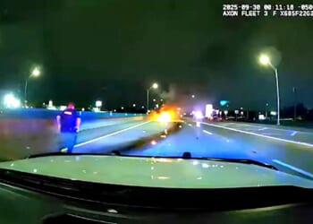 WATCH: Hero Texas Cop Pulls Young Woman from Burning Car After Suspected DUI Accident | The Gateway Pundit