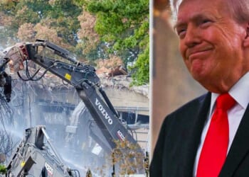 Trump administration mocks outrage of 'unhinged leftists' as construction of ballroom begins at White House