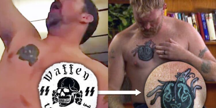 Operation Blitz-Cringe: Graham Platner Swaps Nazi Skull for Morbidly Obese Celtic Wolf