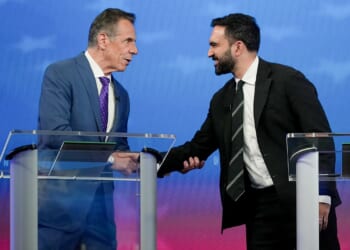 NYC mayoral front-runners spar over past controversies in heated debate