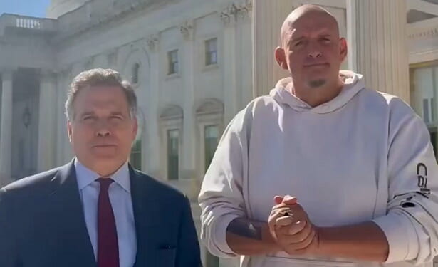 Both Pennsylvania Senators, Republican Dave McCormick and Democrat John Fetterman, Call for End to Shutdown in Video Message | The Gateway Pundit