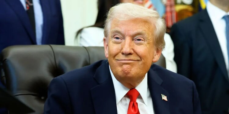 Trump celebrates strong stock market after Labor Dept inflation reporting