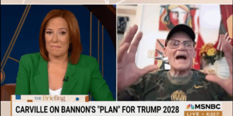 UNHINGED: James Carville Melts Down on Psaki’s Show — Rants That Trump “Hates the United States,” Urges Americans to “Be Scared” and “Lose Hope” While Psaki Nods in Agreement | The Gateway Pundit