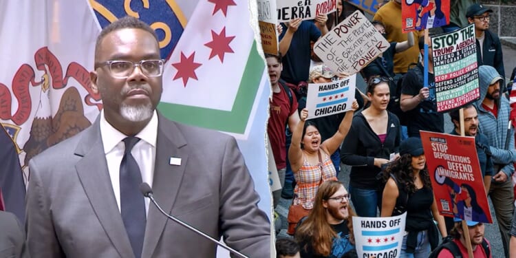 Chicago mayor Brandon Johnson erupts at reporter over 'illegal aliens' term