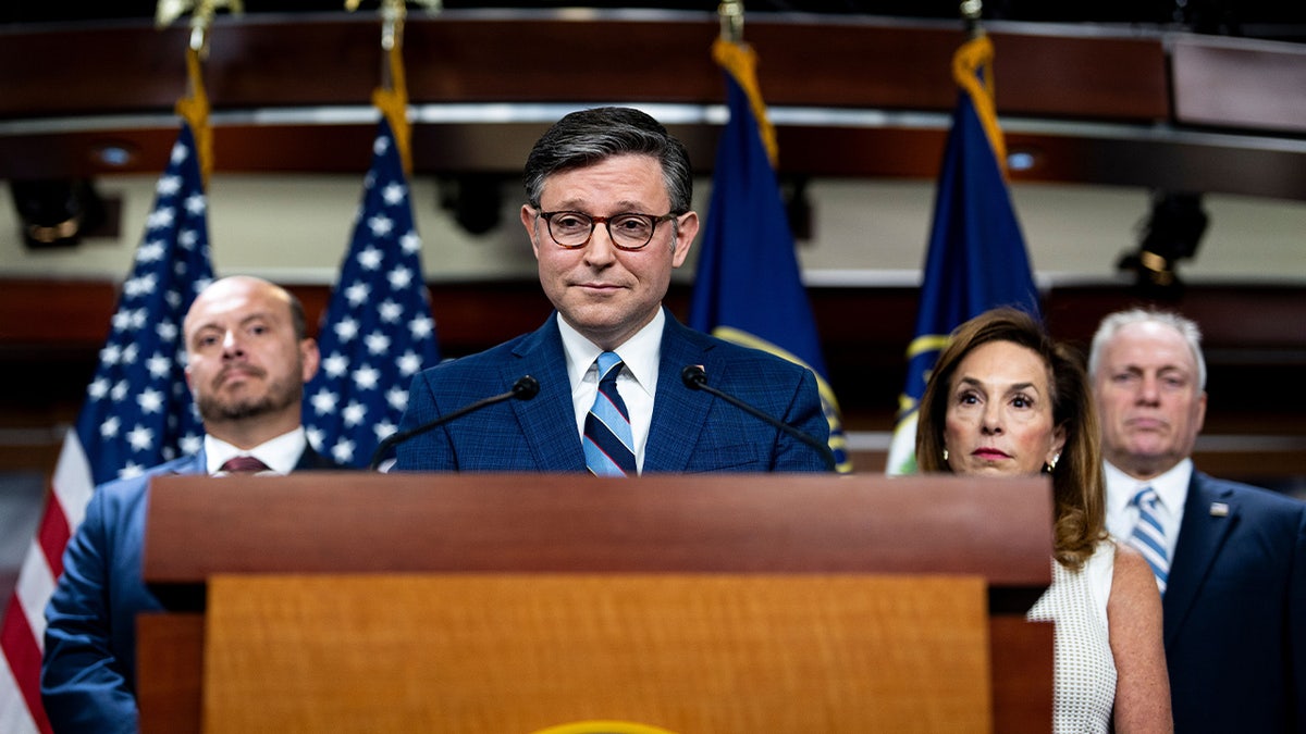 Speaker Mike Johnson and his leadership team