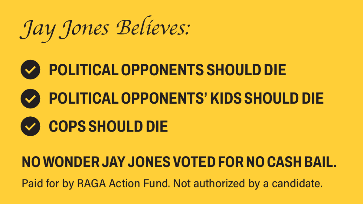 A Jay Jones Community Chest Card is seen.