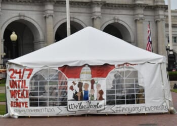 Leader of 'Nonviolent' Activist Group Protesting Trump in DC Assaulted Federal Officer, Court Records Show