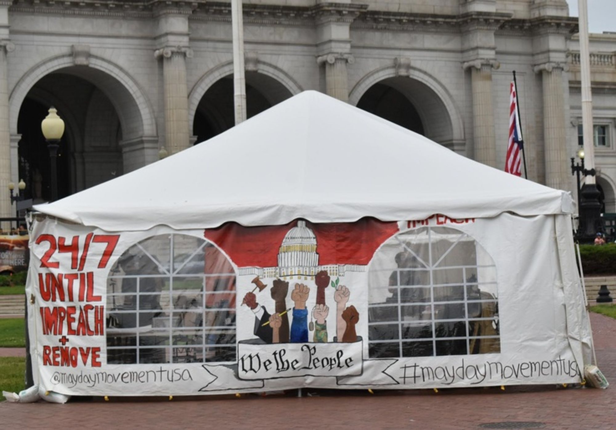 Leader of 'Nonviolent' Activist Group Protesting Trump in DC Assaulted Federal Officer, Court Records Show