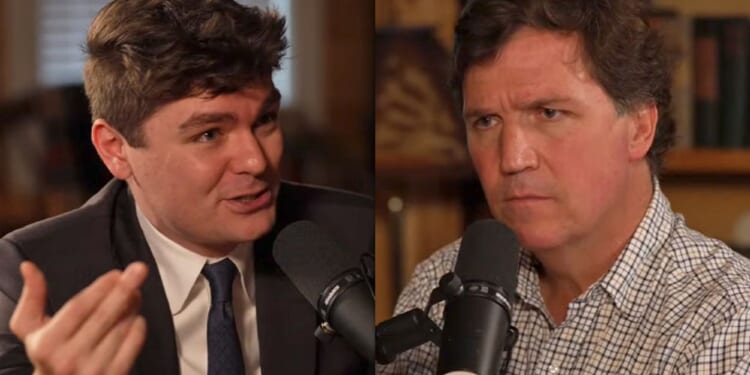 WATCH: Tucker Carlson Solicits Marriage Counseling from Squirrelly Virgin Nick Fuentes