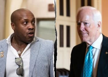 Hunt says GOP 'has left' Cornyn; senator fires back, calling him a 'show horse'