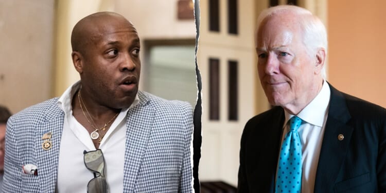 Hunt says GOP 'has left' Cornyn; senator fires back, calling him a 'show horse'